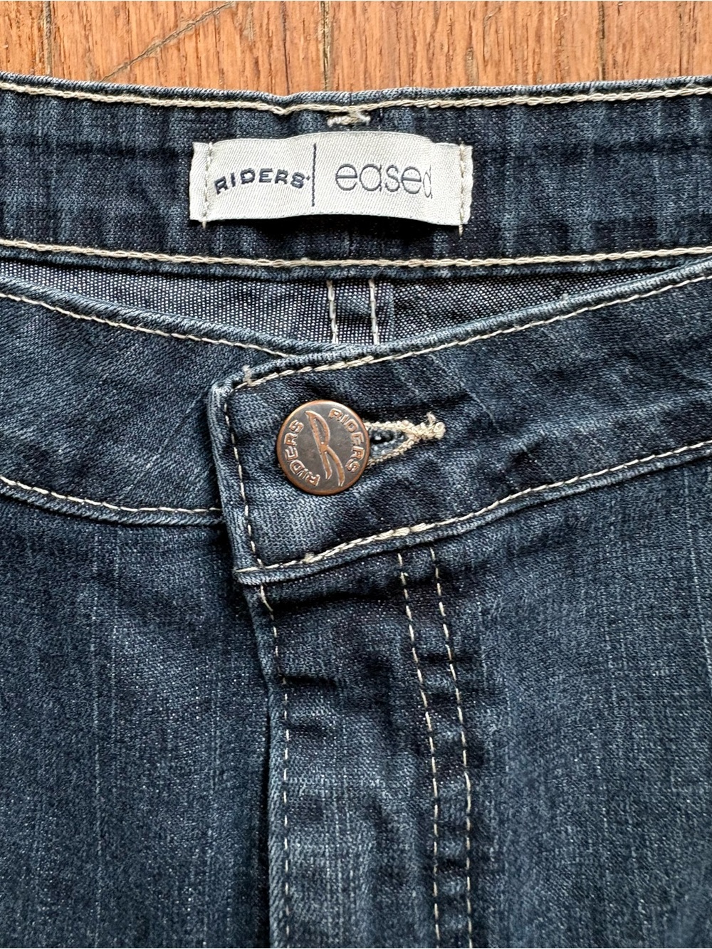 Riders by Lee Eased Dark Blue High-Rise Women's Jeans